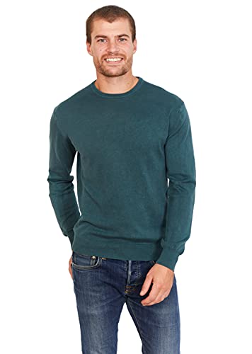 Jack Stuart - Herren Pullover Rundhalsausschnitt Aus 100% Baumwolle (Petrol, L) von Jack Stuart