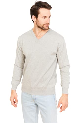 Jack Stuart Pullover Herren Aus 100% Baumwolle - Herren Pullover V Ausschnitt, Vielseitig Einsetzbar Für Freizeit & Business - Langarm Herrenpullover, Slim Fit von Jack Stuart