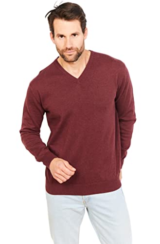 Jack Stuart Pullover Herren Aus 100% Baumwolle - Herren Pullover V Ausschnitt, Vielseitig Einsetzbar Für Freizeit & Business - Langarm Herrenpullover, Slim Fit von Jack Stuart