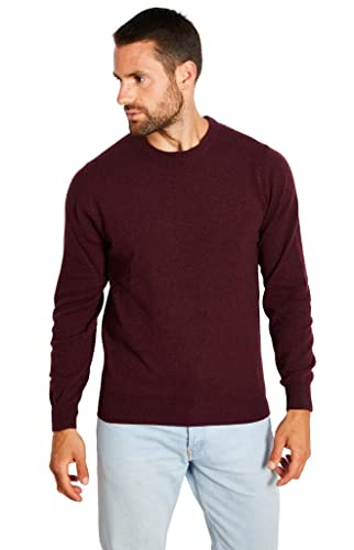 Jack Stuart Pullover Herren Aus Lammwolle-Mischung - Herren Pullover Rundhalsausschnitt, Vielseitig Einsetzbar Für Freizeit & Business - Langarm Herrenpullover, Slim Fit von Jack Stuart