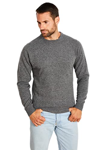 Jack Stuart Pullover Herren Aus Lammwolle-Mischung - Herren Pullover Rundhalsausschnitt, Vielseitig Einsetzbar Für Freizeit & Business - Langarm Herrenpullover, Slim Fit von Jack Stuart