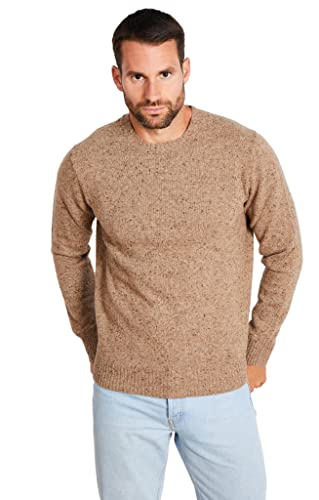 Jack Stuart - Pullover mit Rundhalsausschnitt für Herren, Camel, X-Large von Jack Stuart