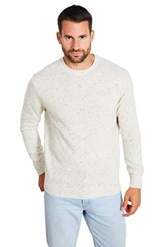 Jack Stuart - Pullover mit Rundhalsausschnitt für Herren, Gebrochenes Weiß, XX-Large von Jack Stuart