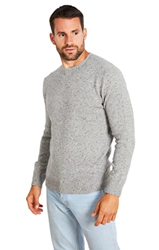 Jack Stuart - Pullover mit Rundhalsausschnitt für Herren, grau, Large von Jack Stuart