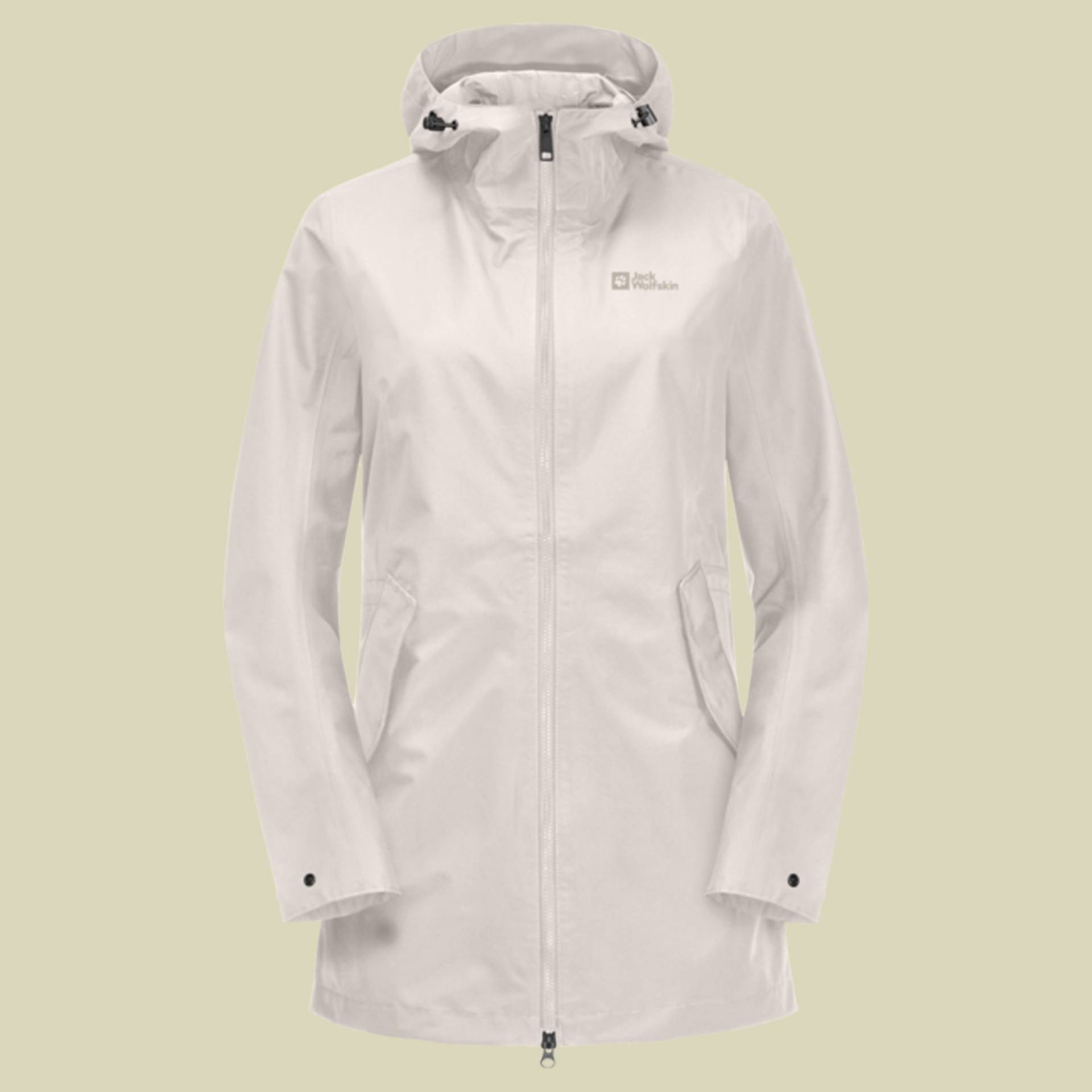 Dakar Parka Women M grau - sea shell von Jack Wolfskin