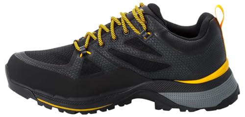 Jack Wolfskin Herren Force Striker Texapore Low M, Black / Burly Yellow Xt, 45.5 EU von Jack Wolfskin