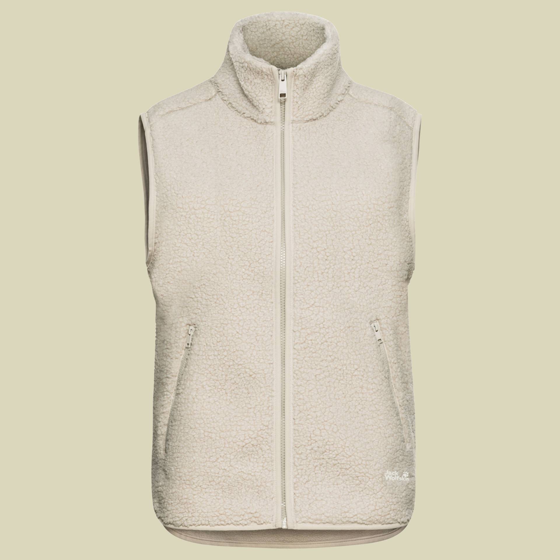 High Curl Vest Women beige II L - pale sand von Jack Wolfskin