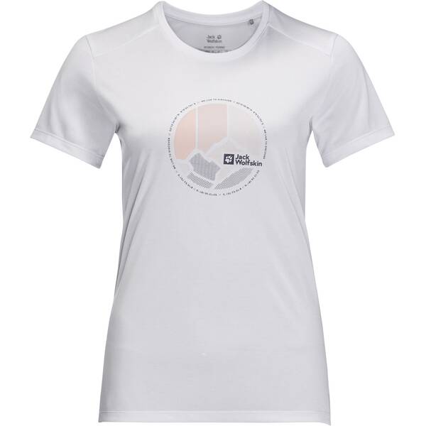 JACK WOLFSKIN Damen Shirt CROSSTRAIL GRAPHIC T W von Jack Wolfskin