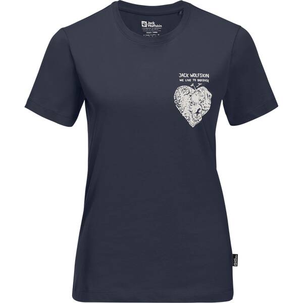 JACK WOLFSKIN Damen Shirt DISCOVER HEART T W von Jack Wolfskin