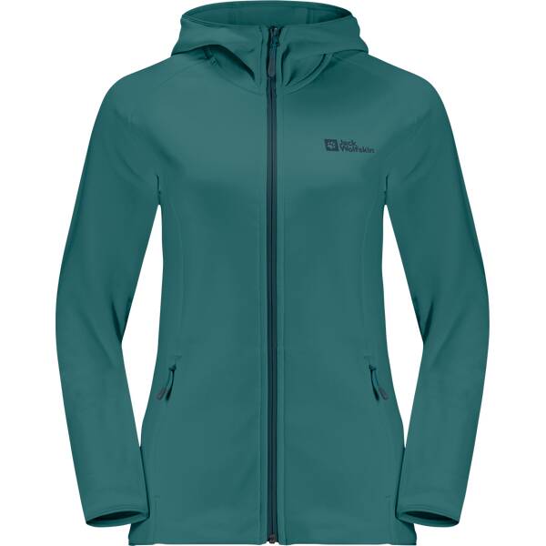 JACK WOLFSKIN Damen Unterjacke BAISELBERG HOODED FZ W von Jack Wolfskin