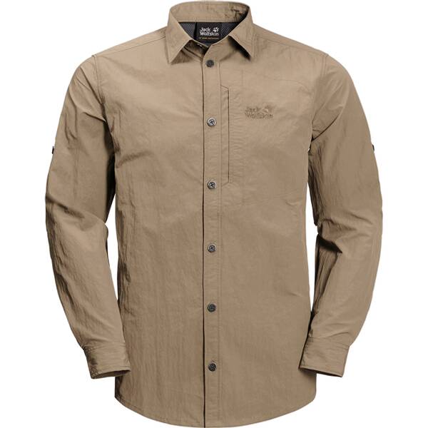 JACK WOLFSKIN Herren Hemd LAKESIDE ROLL-UP SHIRT M von Jack Wolfskin