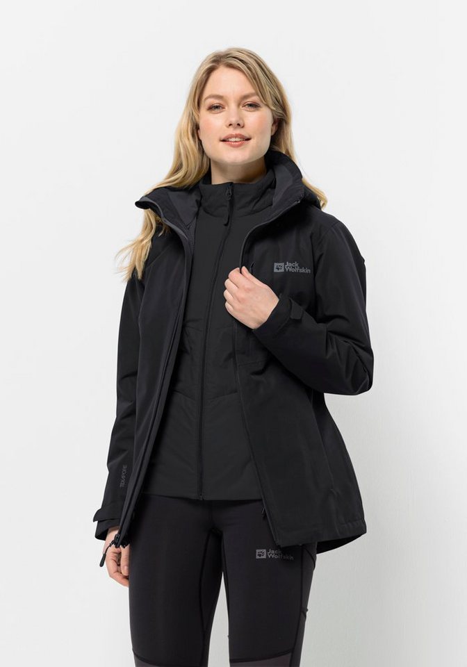 Jack Wolfskin 3-in-1-Funktionsjacke BERGLAND 3IN1 JKT W von Jack Wolfskin