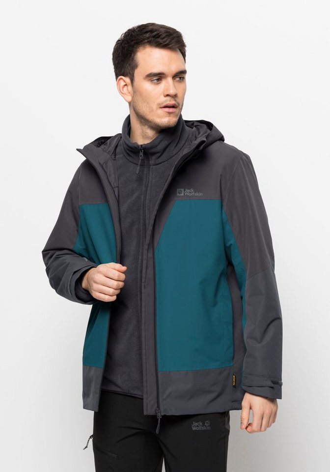 Jack Wolfskin 3-in-1-Funktionsjacke DNA TUNDRA 3IN1 JKT M (2 teilig) von Jack Wolfskin