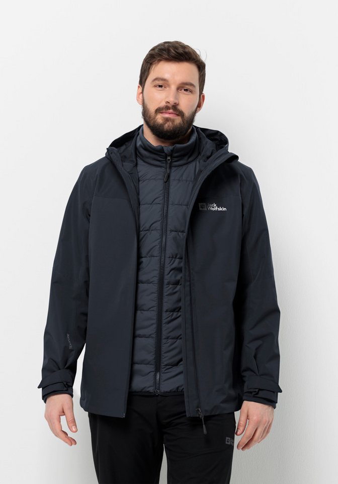 Jack Wolfskin 3-in-1-Funktionsjacke GLAABACH 3IN1 JKT M von Jack Wolfskin