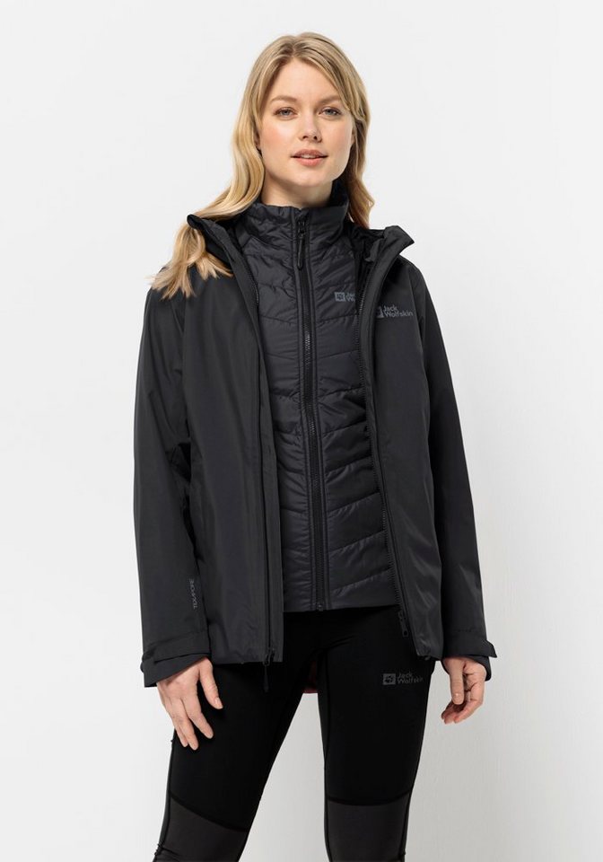 Jack Wolfskin 3-in-1-Funktionsjacke GLAABACH 3IN1 JKT W (2 teilig) von Jack Wolfskin