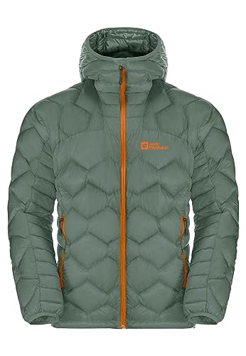 Jack Wolfskin ALPSPITZE DOWN HOODY M hedge green M von Jack Wolfskin