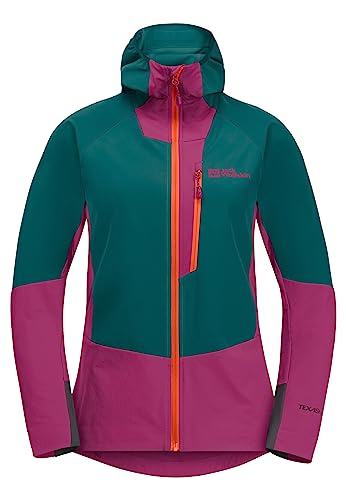 Jack Wolfskin ALPSPITZE HOODY W sea green L von Jack Wolfskin