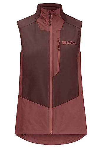 Jack Wolfskin ALPSPITZE VEST W dark maroon S von Jack Wolfskin