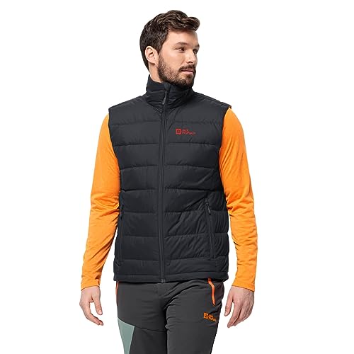 Jack Wolfskin Herren Ather Down Weste Weste – Phantom – M von Jack Wolfskin