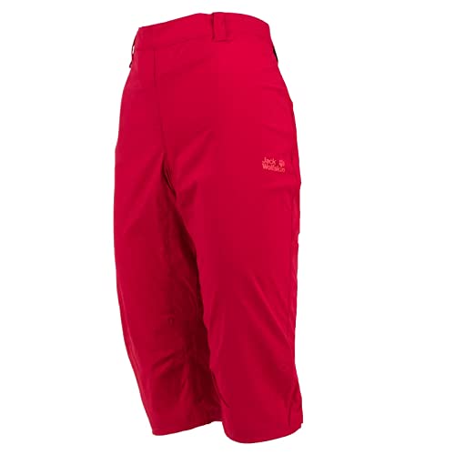 Jack Wolfskin Activate Light 3/4 Softshell Pants Hose Damen rot 1503721-2301 36 von Jack Wolfskin