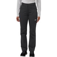 Jack Wolfskin Activate Thermic Pants Women Softshell-Wanderhose Damen 42L black black von Jack Wolfskin