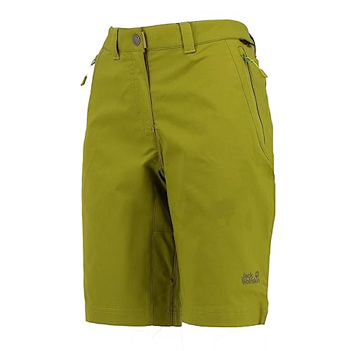 Jack Wolfskin Activate Track Softshell Shorts Kurze Hose Damen Grün 1503703-4410 36 von Jack Wolfskin