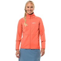 Jack Wolfskin Alpgrat FZ Women Fleecejacke Damen M rot digital orange von Jack Wolfskin