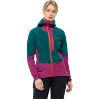 Jack Wolfskin Alpspitze Hoody Women Skitouren Softshelljacke Damen M sea green sea green von Jack Wolfskin