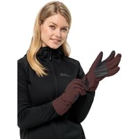 Jack Wolfskin Alpspitze Merino Glove Winddichte Merino Handschuhe L dark maroon dark maroon von Jack Wolfskin