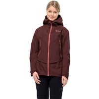 Jack Wolfskin Alpspitze Pro 3L Jacket Women Hardshell Skitouren-Jacke mit RECCO® Ortungssystem Damen L dark maroon dark maroon von Jack Wolfskin