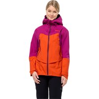 Jack Wolfskin Alpspitze Pro 3L Jacket Women Hardshell Skitouren-Jacke mit RECCO® Ortungssystem Damen L vibrant orange vibrant orange von Jack Wolfskin