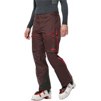 Jack Wolfskin Alpspitze Pro 3L Pants Men Hardshell Skitouren-Hose mit RECCO® Ortungssystem Herren 50 red earth red earth von Jack Wolfskin