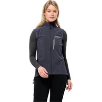 Jack Wolfskin Alpspitze Vest Women Softshellweste mit RECCO® Ortungssystem Damen L grey,black Graphite von Jack Wolfskin