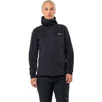 Jack Wolfskin Andur Jacket Women Softshelljacke Damen S black black von Jack Wolfskin