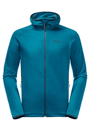 Jack Wolfskin BAISELBERG Hooded FZ M Everest Blue - L von Jack Wolfskin