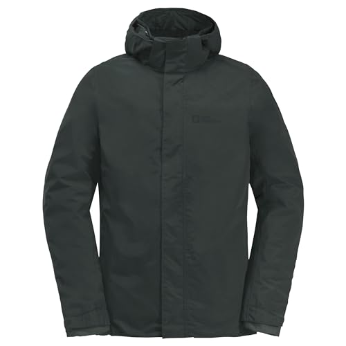 Jack Wolfskin BERGLAND 3IN1 JKT M black olive XL von Jack Wolfskin