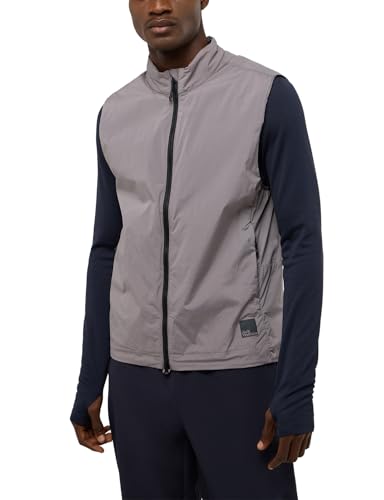 Jack Wolfskin BIKE COMMUTE XT VEST M dark taupe, M von Jack Wolfskin