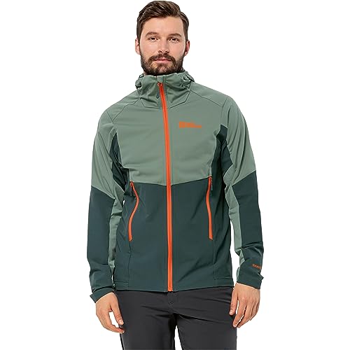 Jack Wolfskin BRISSTAL HOODY M black olive XL von Jack Wolfskin