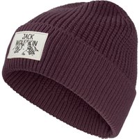 Jack Wolfskin Badge Beanie Beanie Mütze One Size purple amaranth von Jack Wolfskin