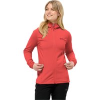 Jack Wolfskin Baiselberg Hooded FZ Women Fleecejacke Damen XXL rot vibrant red von Jack Wolfskin