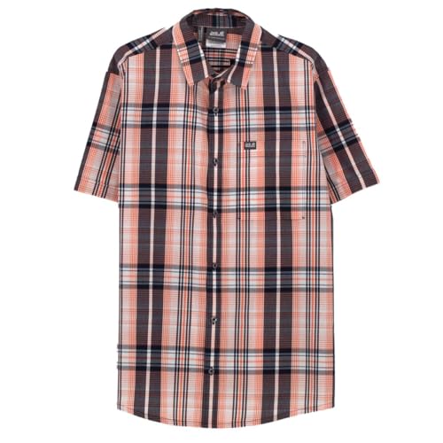 Jack Wolfskin Baumwoll Shirt Kurzarm Dyna Herren Hemd Freizeit 1401901-7630 L von Jack Wolfskin
