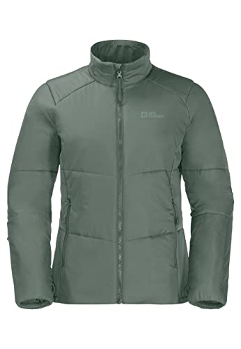 Jack Wolfskin Damen Bergland Jacke, Hedge Green, S von Jack Wolfskin