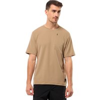 Jack Wolfskin Bike Commute T-Shirt Men Funktionsshirt Herren M sand storm sand storm von Jack Wolfskin