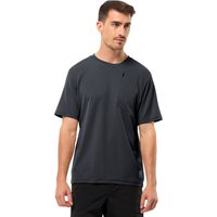 Jack Wolfskin Bike Commute T-Shirt Men Funktionsshirt Herren XXL phantom phantom von Jack Wolfskin