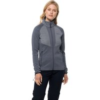 Jack Wolfskin Blattsteig FZ Women Fleecejacke Damen M graphite graphite von Jack Wolfskin