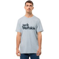 Jack Wolfskin Brand T-Shirt Men Funktionsshirt Herren XXL soft blue soft blue von Jack Wolfskin