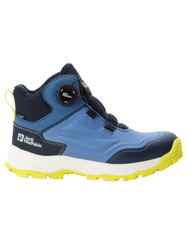 Jack Wolfskin Unisex Kinder Cyrox Texapore Dial Mid Walking-Schuh, Elemental Blue, 39 EU von Jack Wolfskin