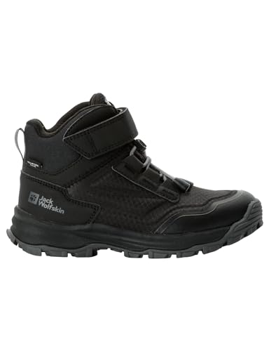 Jack Wolfskin CYROX Texapore MID K Walking-Schuh, Black, 32 EU von Jack Wolfskin