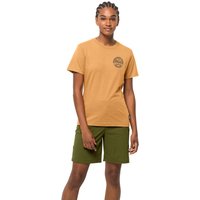 Jack Wolfskin Campfire T-Shirt Women Damen T-shirt aus Bio-Baumwolle S honey yellow honey yellow von Jack Wolfskin