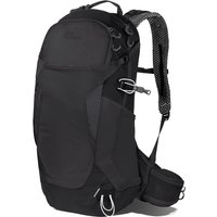 Jack Wolfskin Crosstrail 24 Backlength Wanderrucksack one size schwarz black von Jack Wolfskin